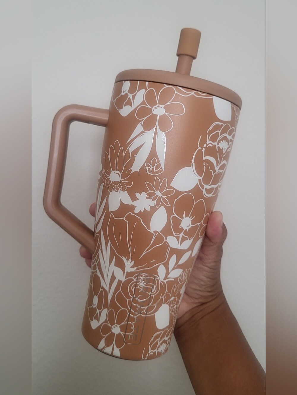 Brumate 30oz Era With Straw Cover-- Sandstone Bloom